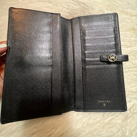 Vintage Chanel calfskin leather wallet - Picture 11 of 16